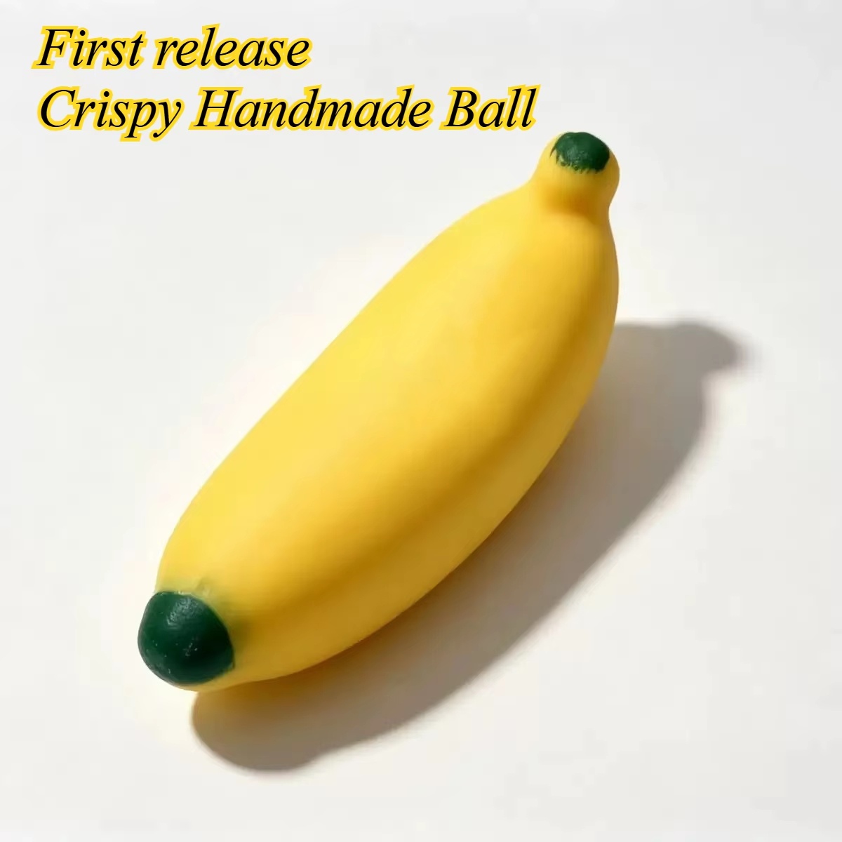 Party Games Ideas - สบู่กล้วยบอลบดอัดทำมือ เนื้อนุ่ม บีบเล่นได้ บรรเทาความเครียด ของเล่นบดอัดทำเอง DIY