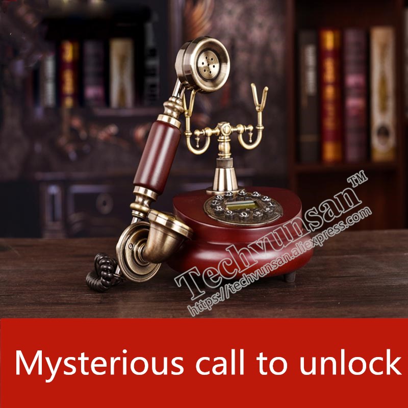 Party Games Mystery - ใหม่ลึกลับPropsโทรศัพท์สํานักงานสมาร์ทโฟนปลดล็อคTakagismเกมชีวิตจริงห้องEscape Room Prop