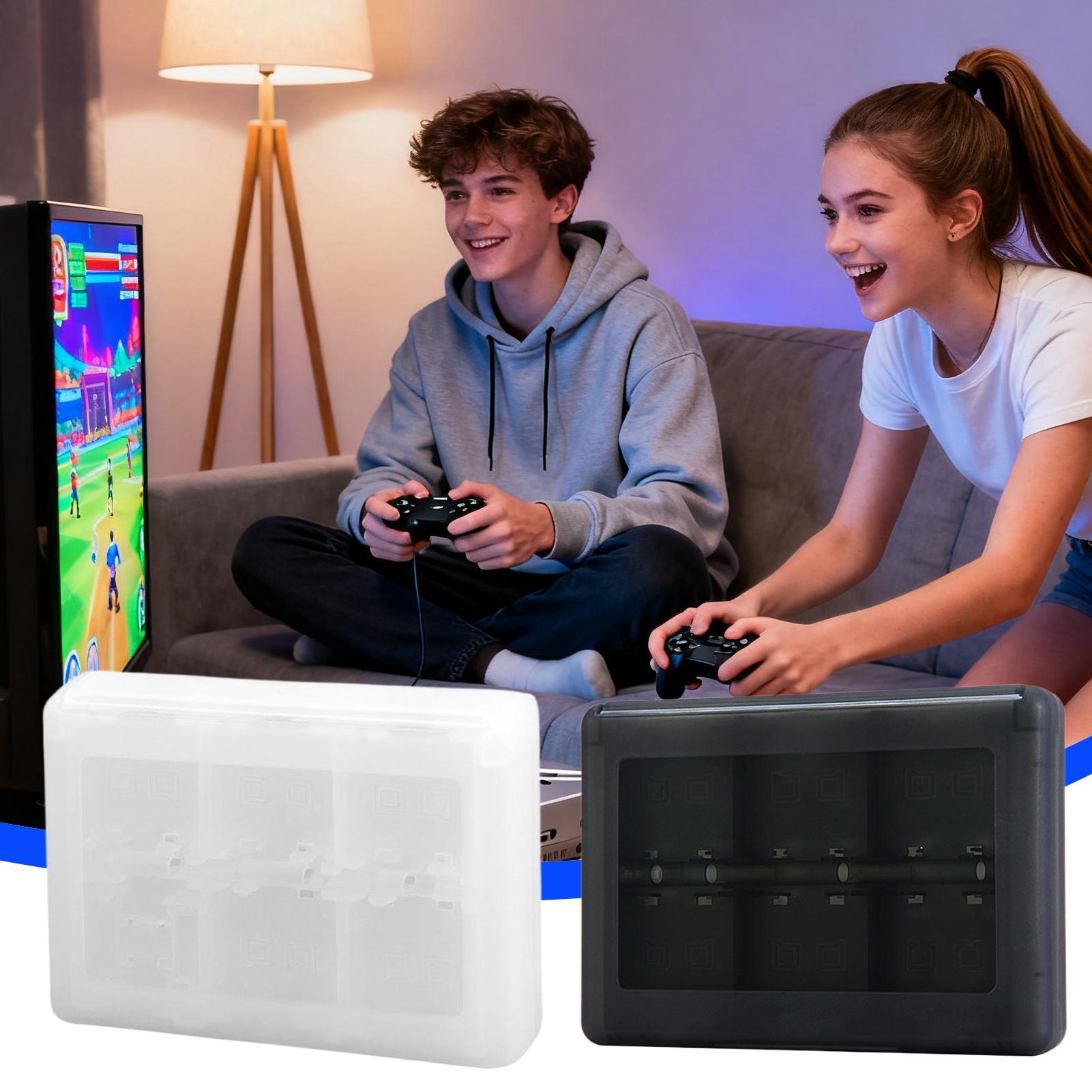 Party Games In Steam - กล่องเก็บการ์ดเกมขนาดใหญ่ จัดระเบียบได้มาก ใส่การ์ดได้ 28 ใบ เหมาะสำหรับการเดินทาง