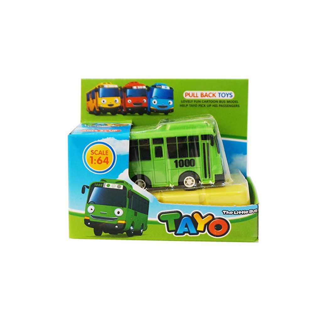 Party Games Bus - โมเดลรถบัสสําหรับเด็กของขวัญเด็กเล็กการศึกษาโมเดลรถบัส TAYO รถบัสรถมินิดึงกลับรถบัสของเล่นเล็กๆ