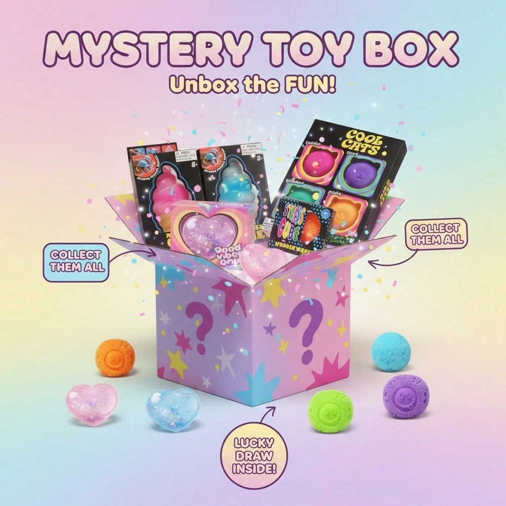 กล่องสุ่มของเล่นบีบสัมผัส 100+ - Party Games Ideas บทวิจารณ์และราคา