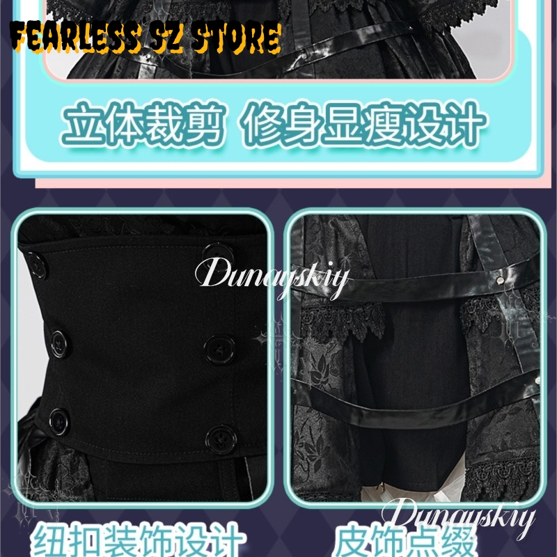 ชุดโกธิคสำหรับสาวๆ สำหรับงานฮา - Party Games Girls บทวิจารณ์และราคา