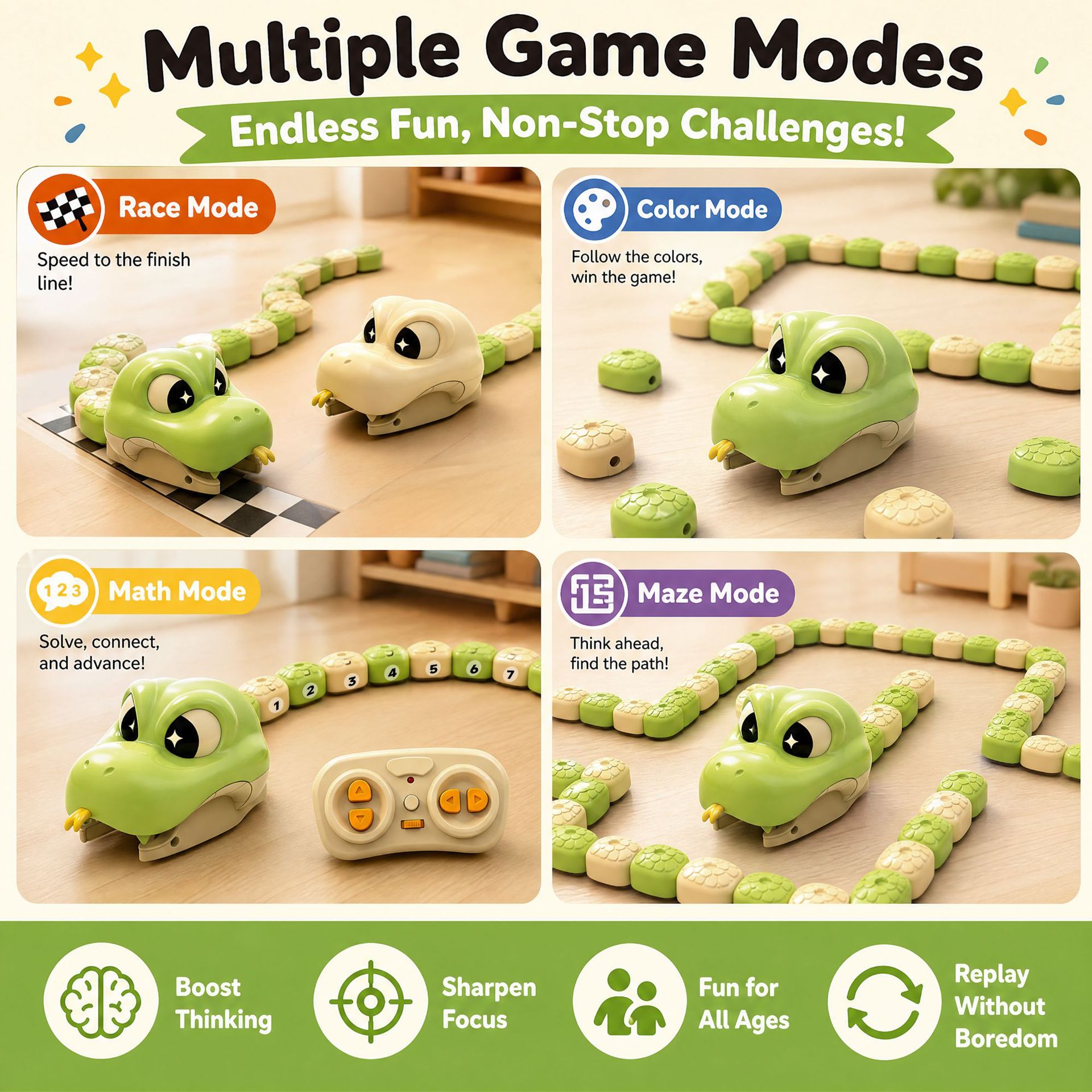 เกมแม่เหล็กงูควบคุมระยะไกล เกม - Party Games Classic บทวิจารณ์และราคา