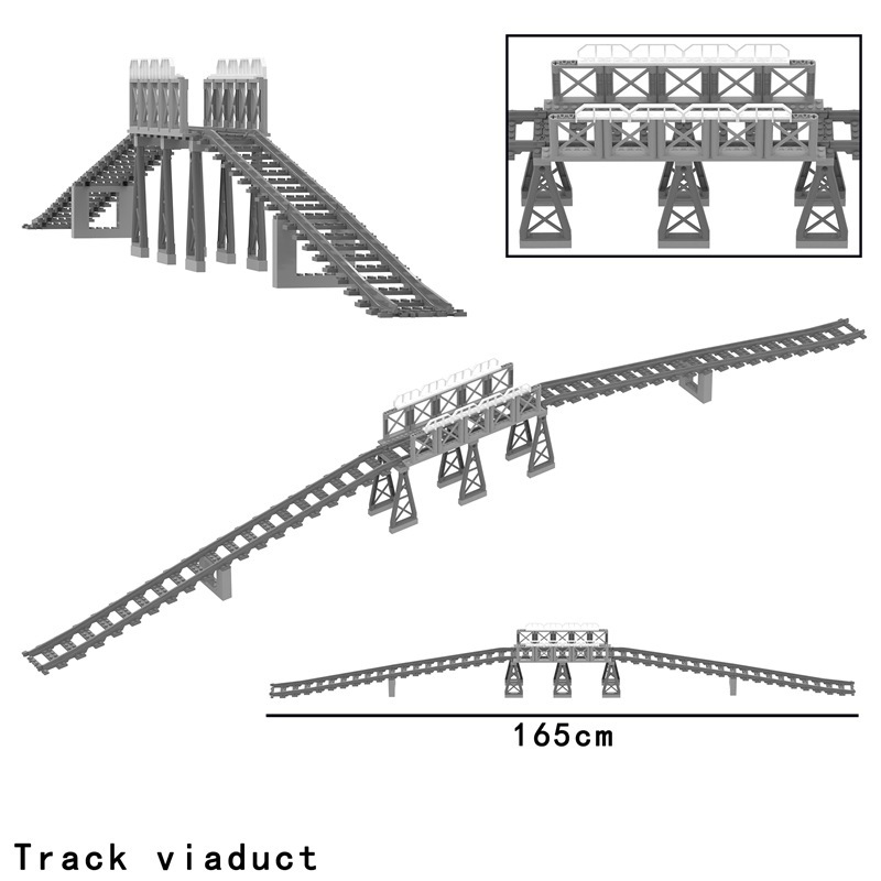 MOC รถไฟอุโมงค์ทางเข้าชุดรถไฟเ - Lego Set Creator บทวิจารณ์และราคา