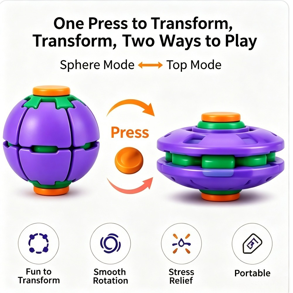 ลูกบอลหมุนแปลงรูปแบบได้ กดเพื่ - Party Games Ideas บทวิจารณ์และราคา