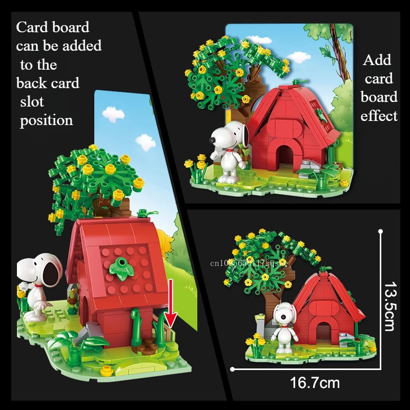 Snoopy ฉากบล็อกอาคารเด็กการ์ตู - Party Games Bus บทวิจารณ์และราคา
