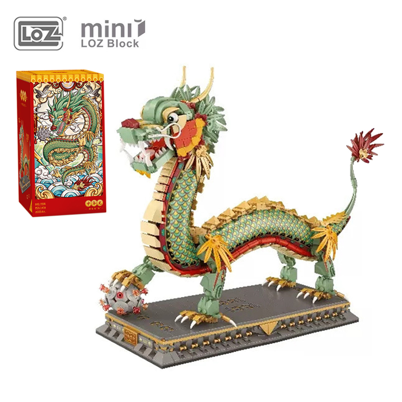 LOZ 1416 ชิ้น โมเดลมังกรจีน บล - Lego Set Creator บทวิจารณ์และราคา