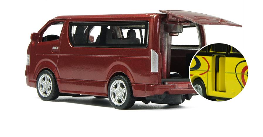 1: 64โลหะผสมรถบัสสองชั้นรุ่น,ส - Party Games Bus บทวิจารณ์และราคา